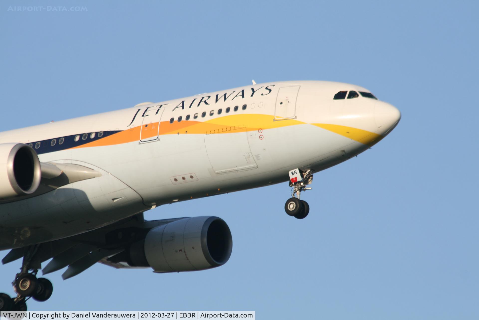VT-JWN, 2008 Airbus A330-202 C/N 932, Arrival of flight 9W226 to RWY 02