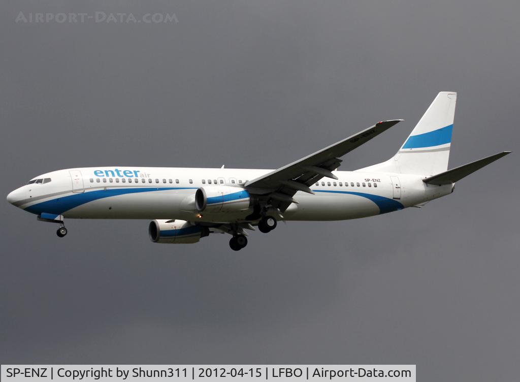 SP-ENZ, 1998 Boeing 737-85F C/N 28823, Landing rwy 32L