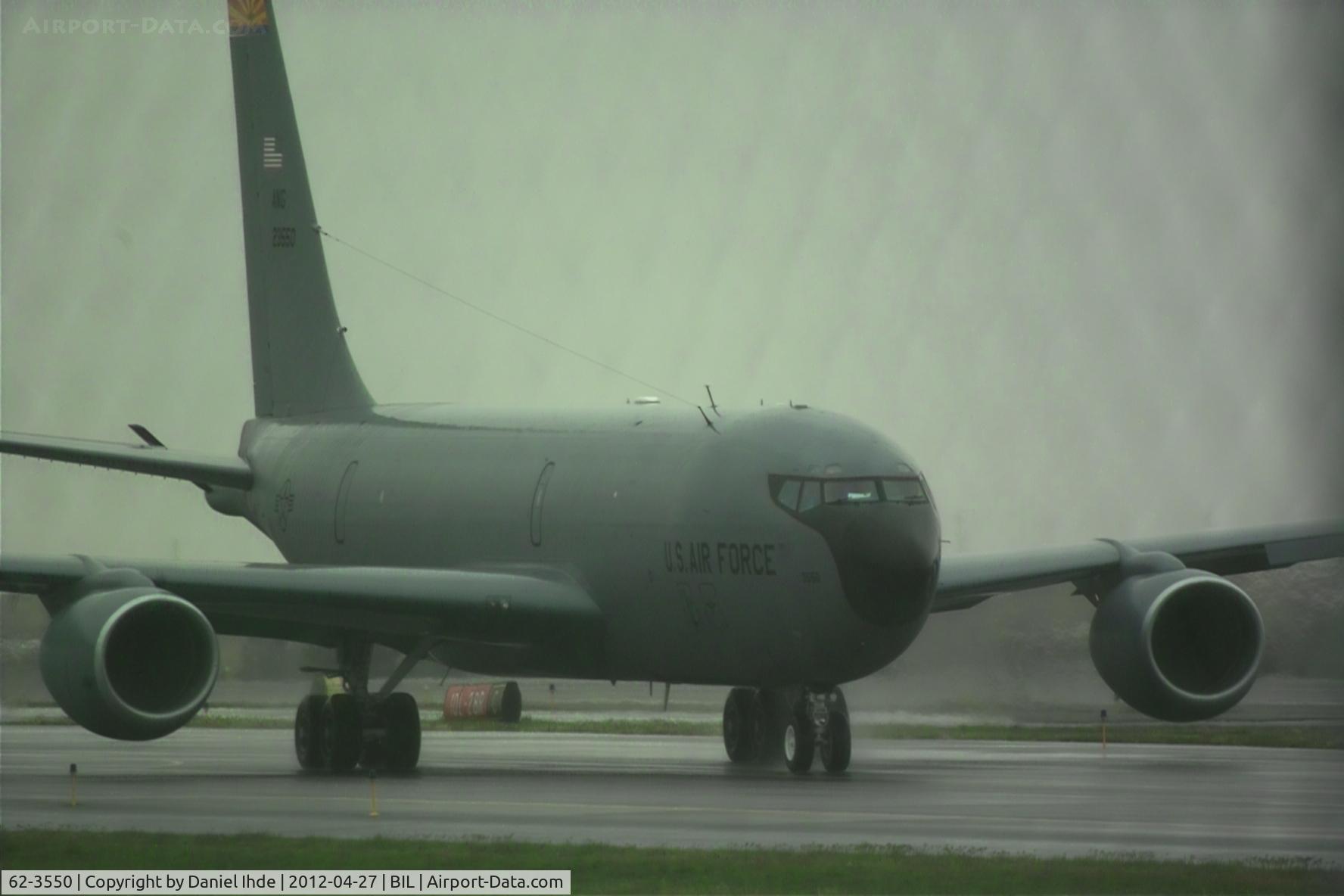 62-3550, 1962 Boeing KC-135R Stratotanker C/N 18533, KC-135 AZ ANG departing BIL