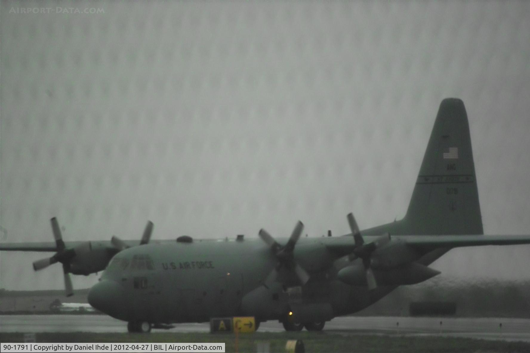 90-1791, 1990 Lockheed C-130H Hercules C/N 382-5242, C-130 Missouri ANG (City of St. Joseph) @ BIL