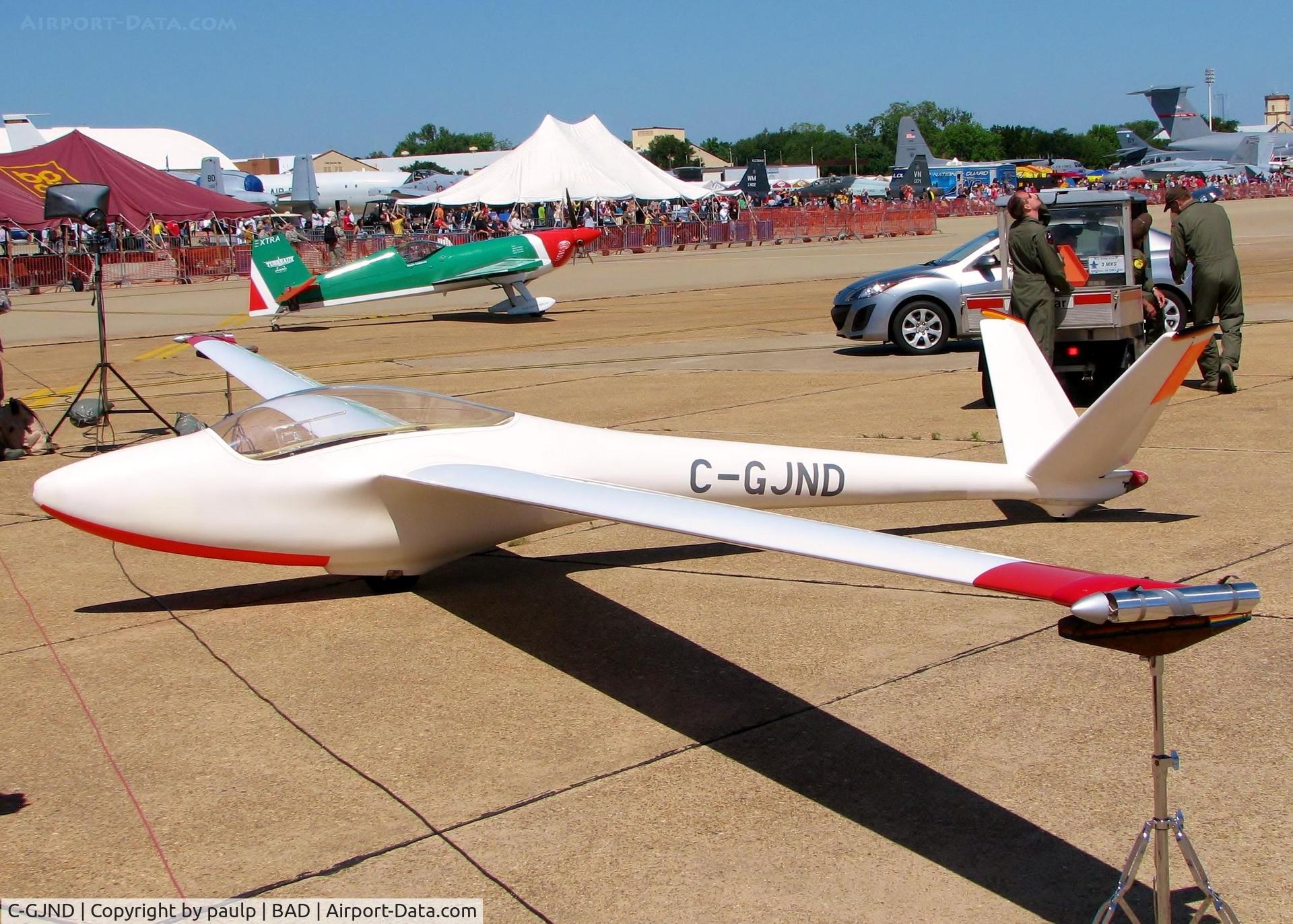 C-GJND, 1973 Start & Flug H101 Salto C/N 23, At Barksdale Air Force Base.