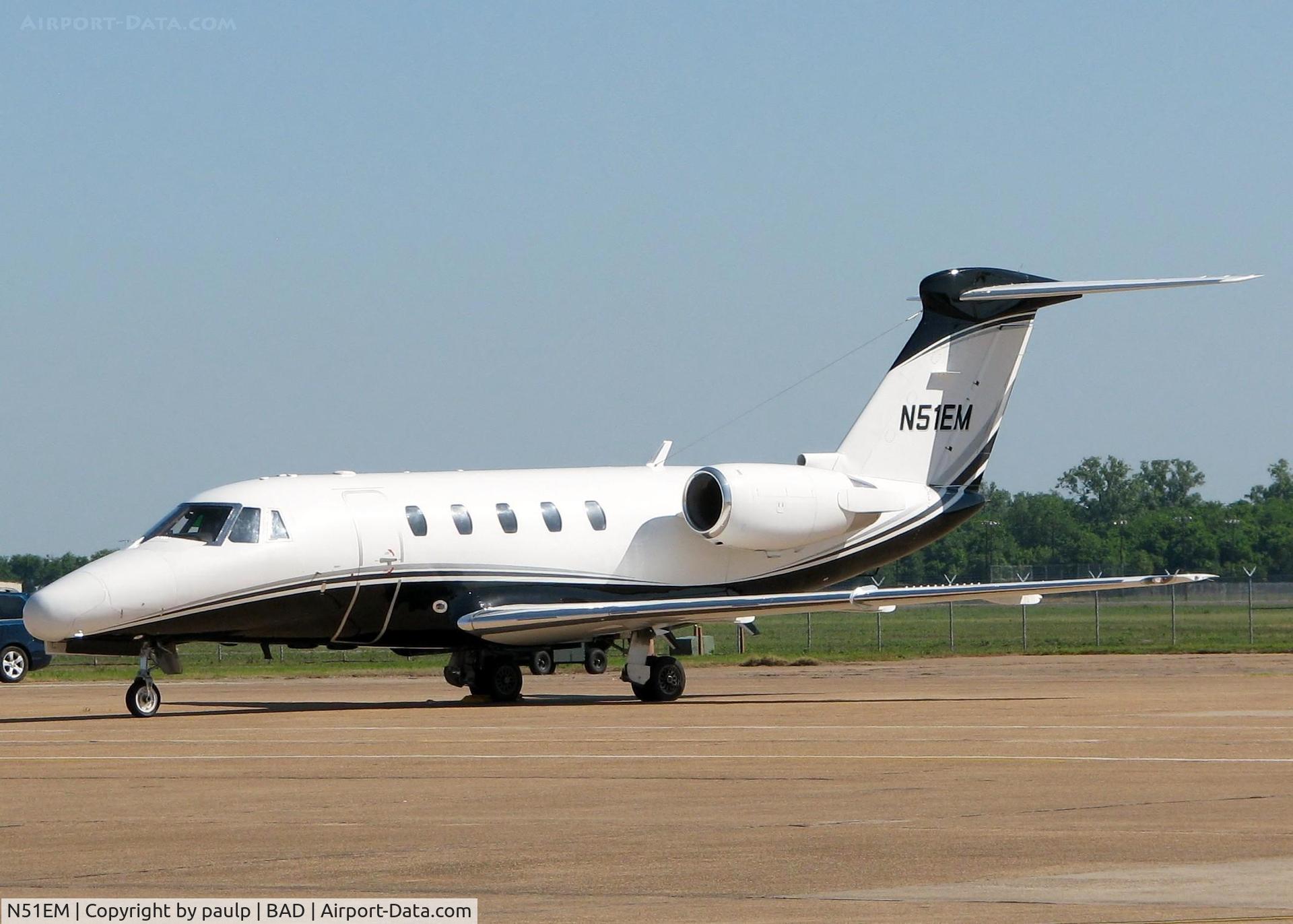N51EM, 1984 Cessna 650 Citation III C/N 650-0030, At Barksdale Air Force Base.