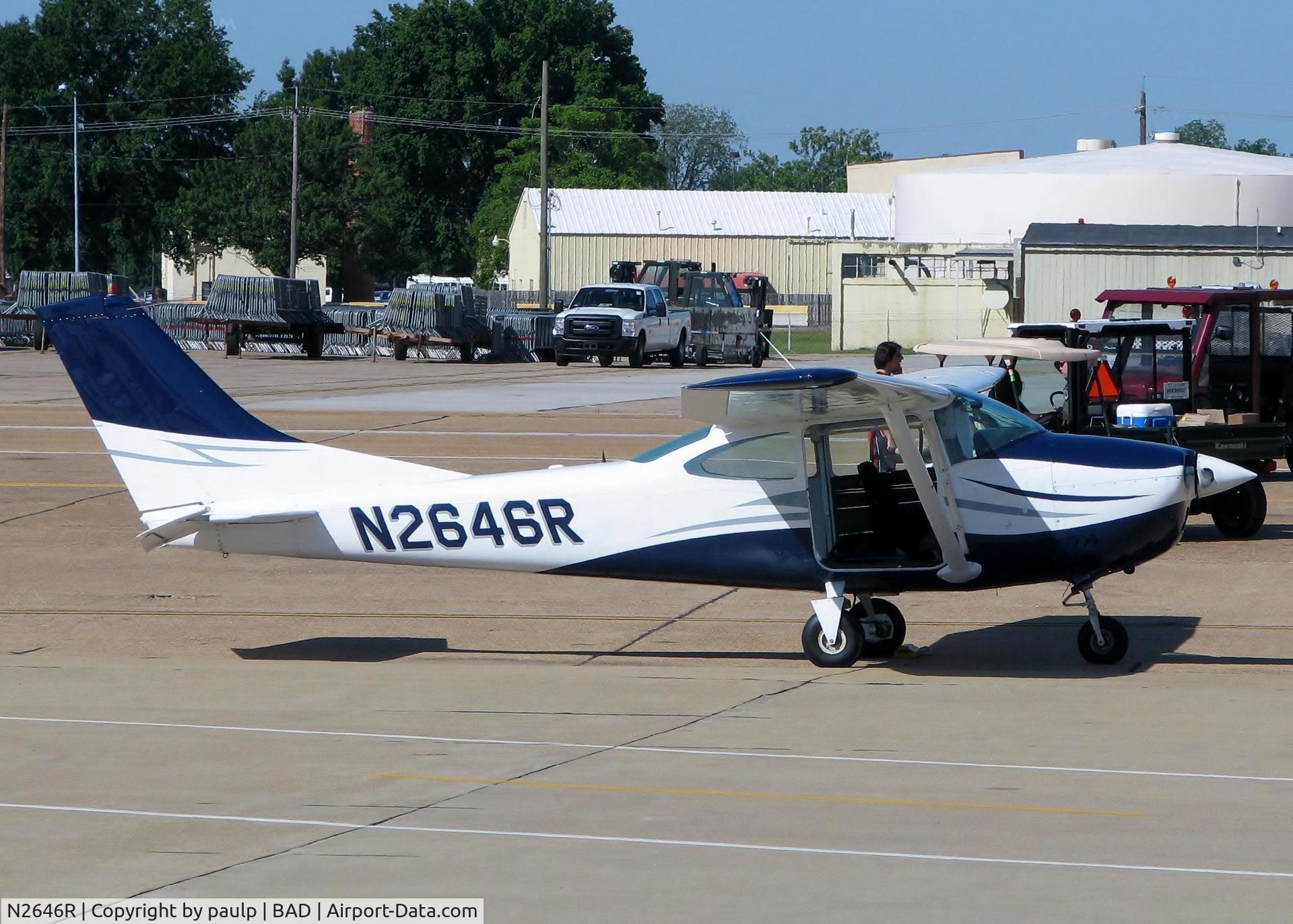 N2646R, 1967 Cessna 182K Skylane C/N 18258346, At Barksdale Air Force Base.