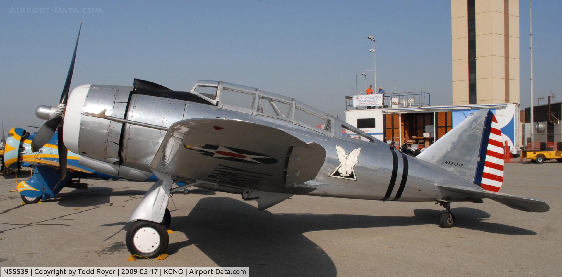 N55539, 1940 Republic AT-12 Guardsman C/N 483-38, Chino airshow 2009