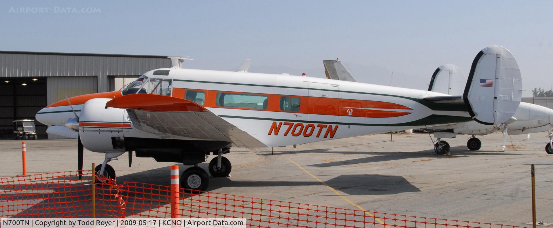 N700TN, 1964 Beech H-18 Tri-Gear C/N BA-718, Chino airshow 2009