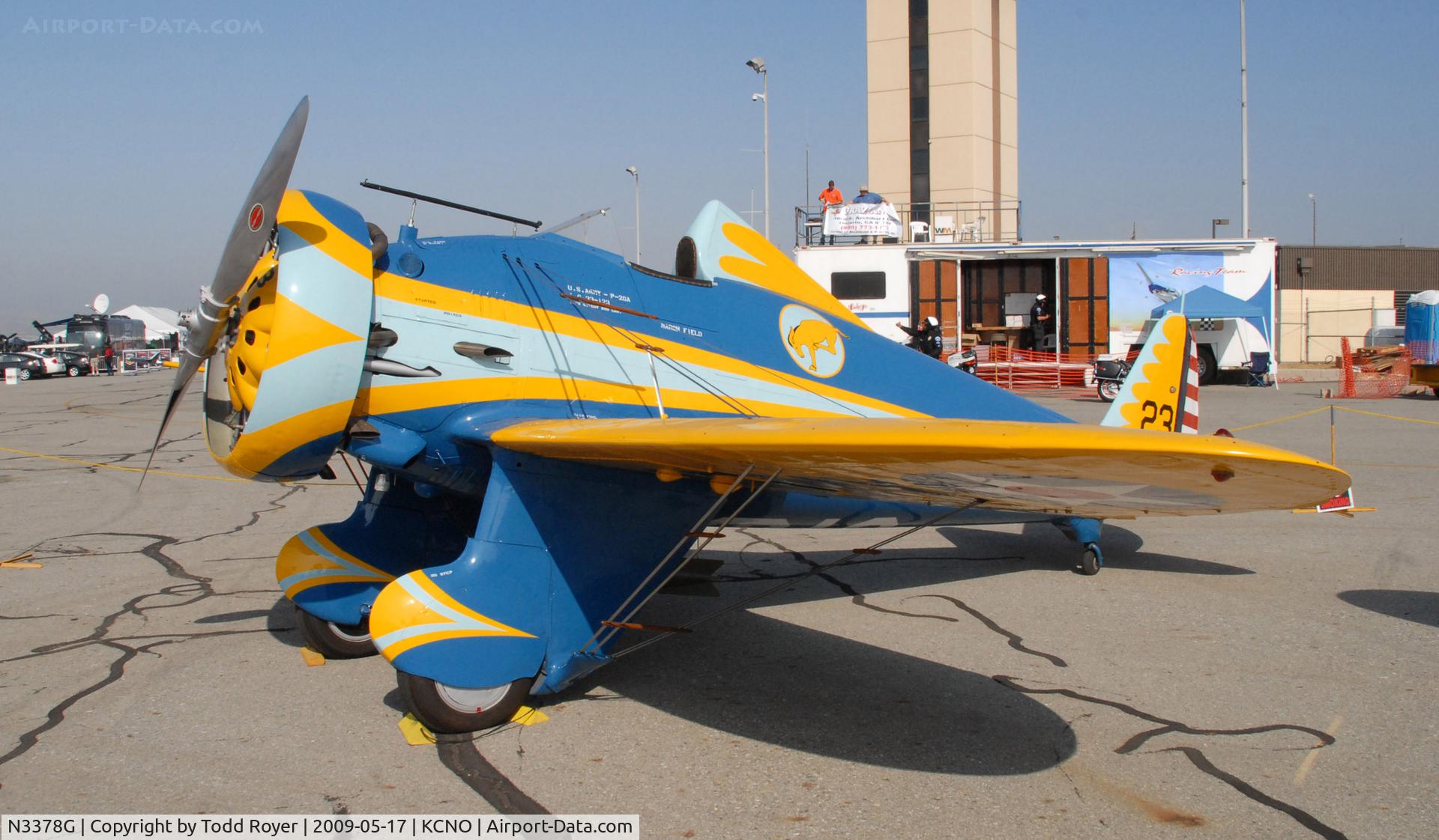 N3378G, 1933 Boeing P-26 Peashooter C/N 33123, Chino Airshow 2009