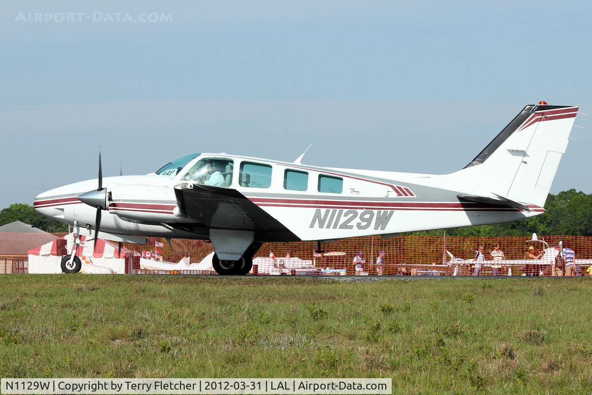N1129W, 1997 Raytheon Aircraft Company 58 C/N TH-1809, At 2012 Sun N Fun