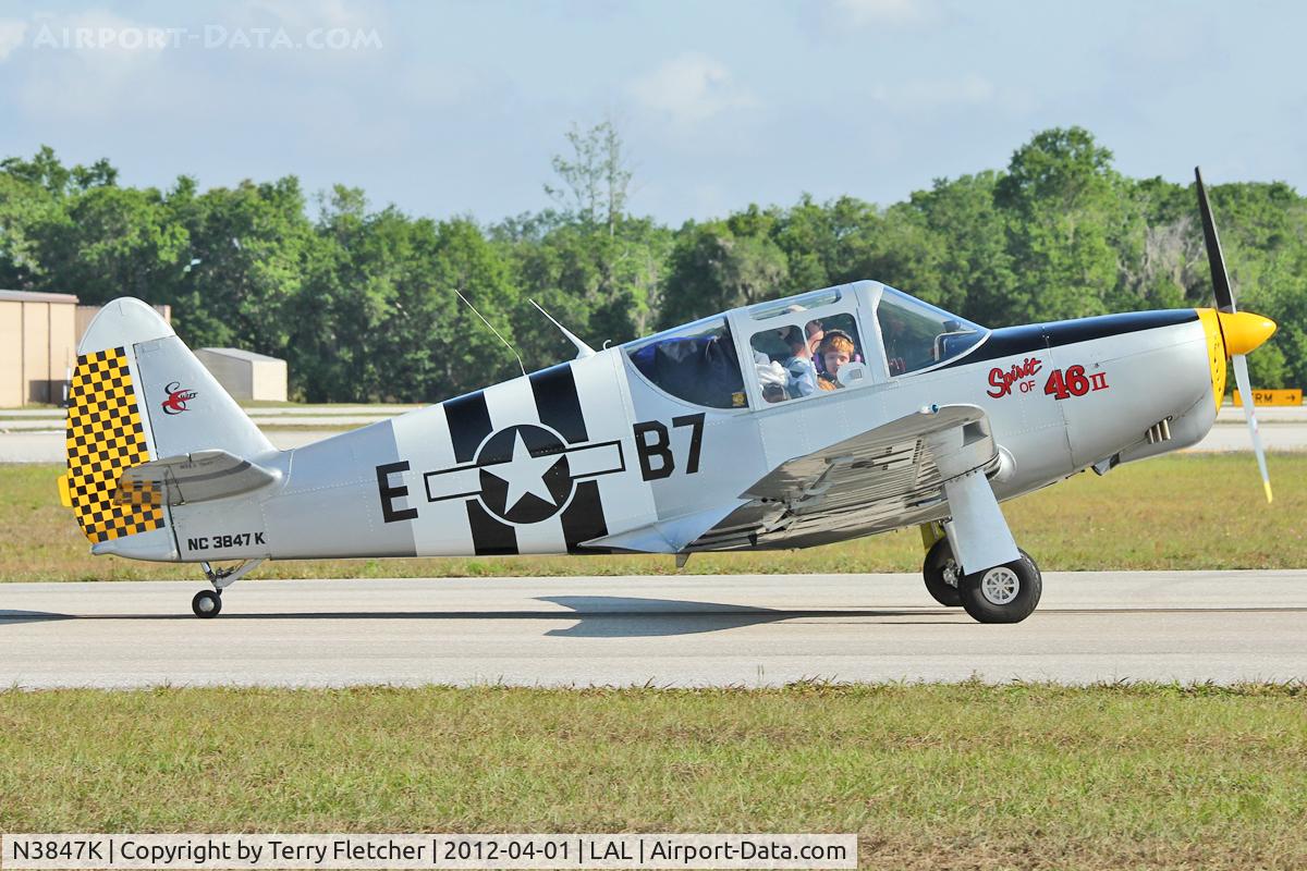 N3847K, 1948 Globe GC-1B Swift C/N 3547, At 2012 Sun N Fun