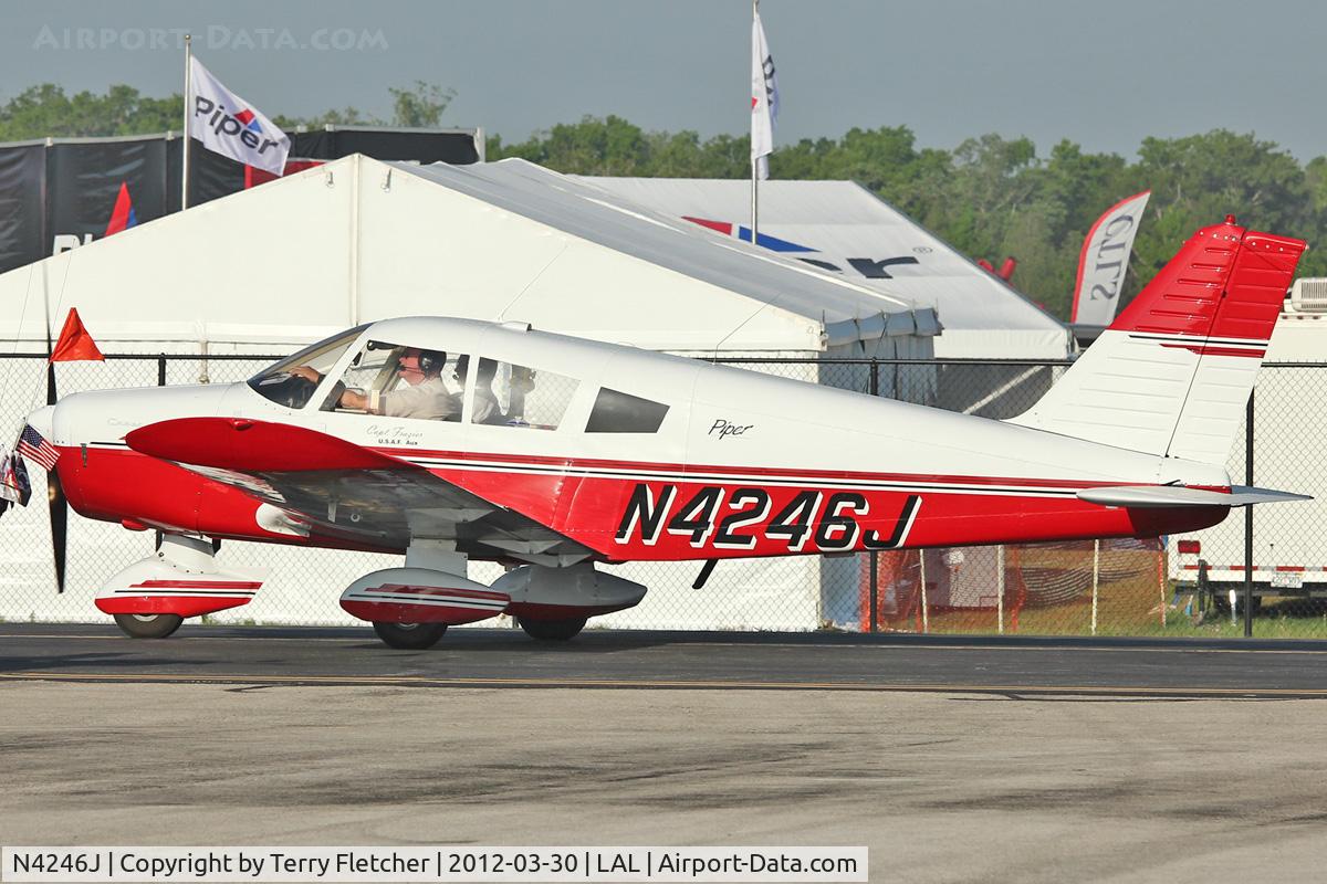 N4246J, 1967 Piper PA-28-140 C/N 28-22601, At 2012 Sun N Fun