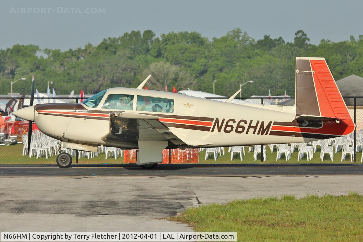 N66HM, 1981 Mooney M20J 201 C/N 24-1182, At 2012 Sun N Fun