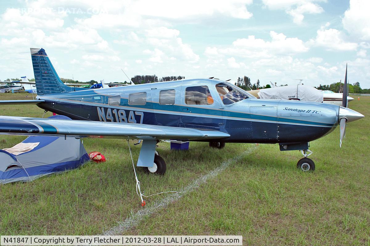 N41847, 2000 Piper PA-32R-301T Turbo Saratoga C/N 3257165, At 2012 Sun N Fun