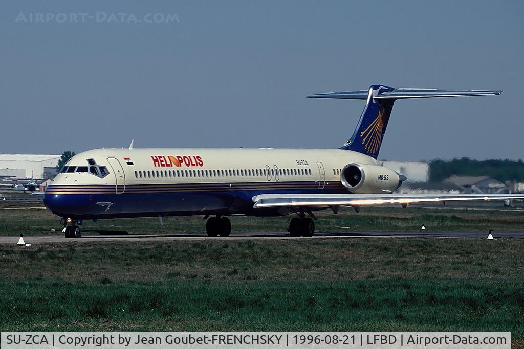 SU-ZCA, 1996 McDonnell Douglas MD-83 (DC-9-83) C/N 53190, Heliopolis Airlines to CAIRO