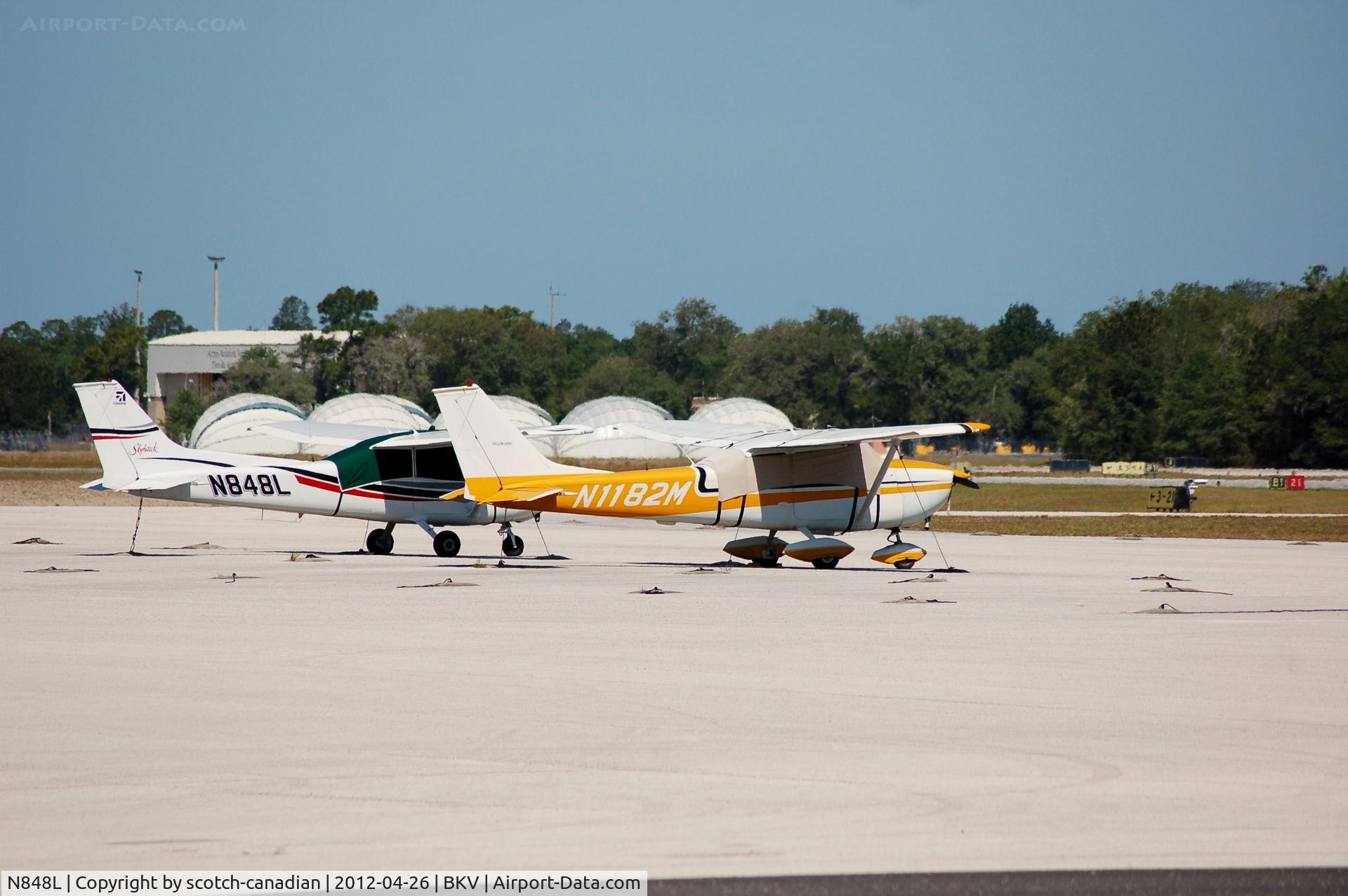 N848L, 1972 Cessna 172M C/N 17261086, 1972 Cessna 172M N848L at Hernando County Airport, Brooksville, FL