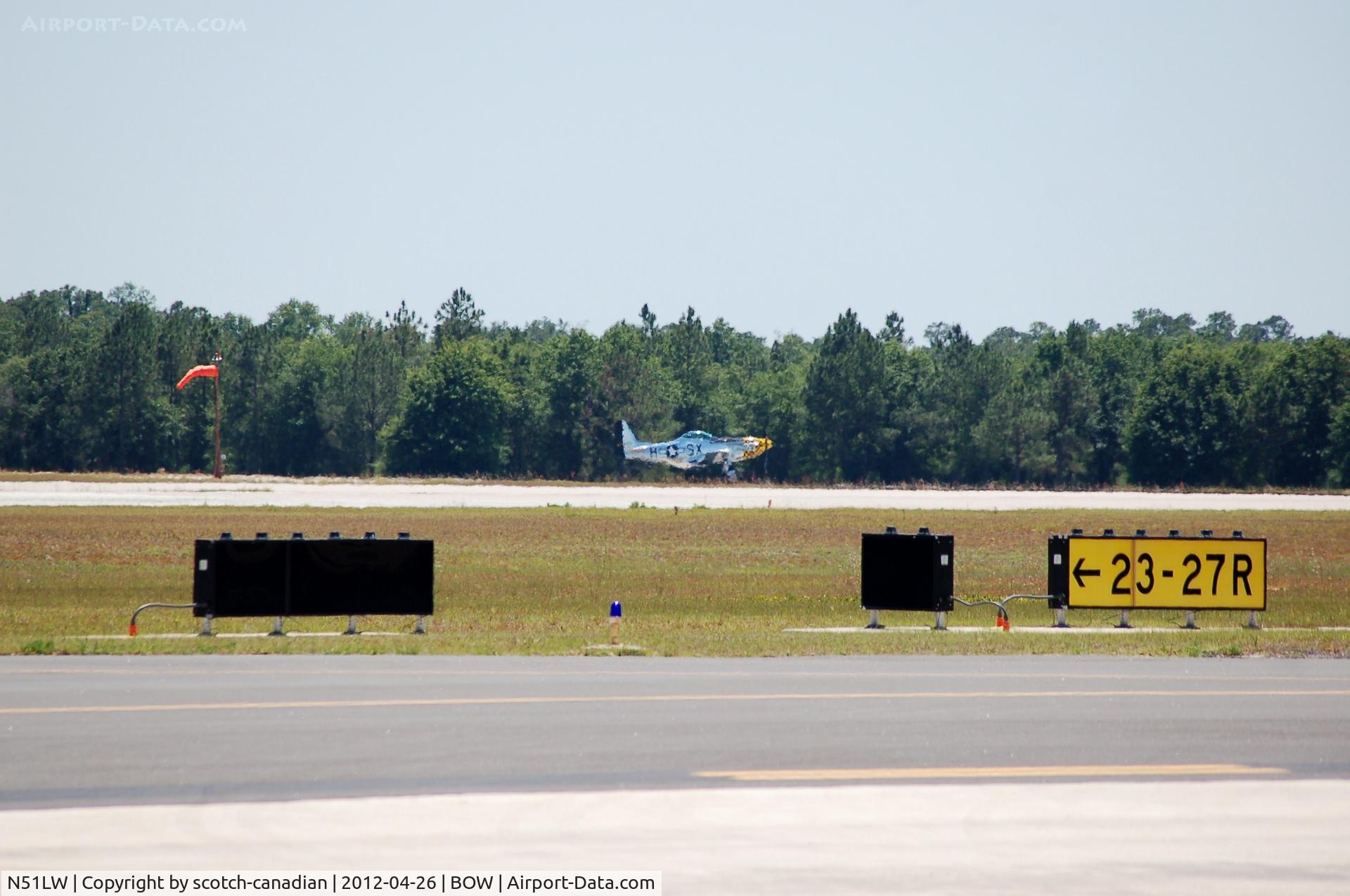 N51LW, 1962 North American P-51D Mustang C/N 122-41037, 1962 North American/Aero Classics P-51D N51LW at Bartow Municipal Airport, Bartow, FL 