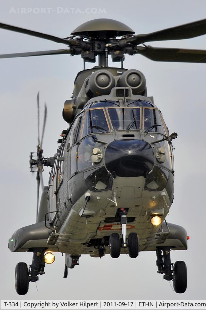 T-334, 2001 Eurocopter AS-532UL Cougar C/N 2534/MIS019, at Niederstetten