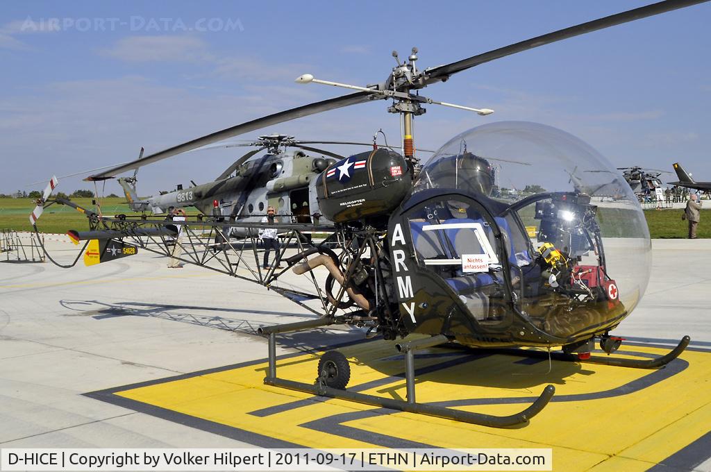 D-HICE, Westland AB-47G-3B-1 C/N WA327, at Niederstetten