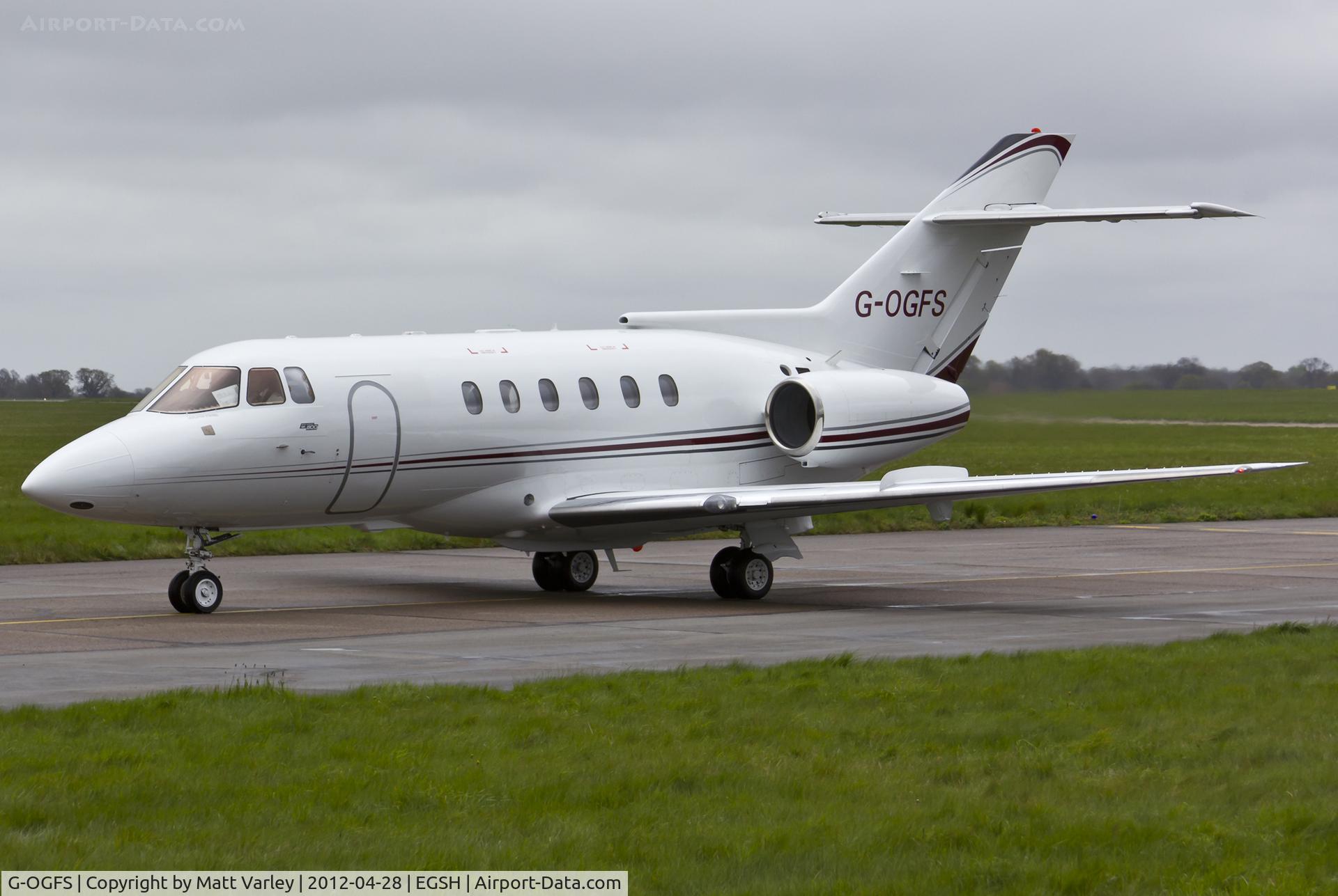 G-OGFS, 1988 British Aerospace BAe.125-800B C/N 258130, Arriving at SaxonAir.
