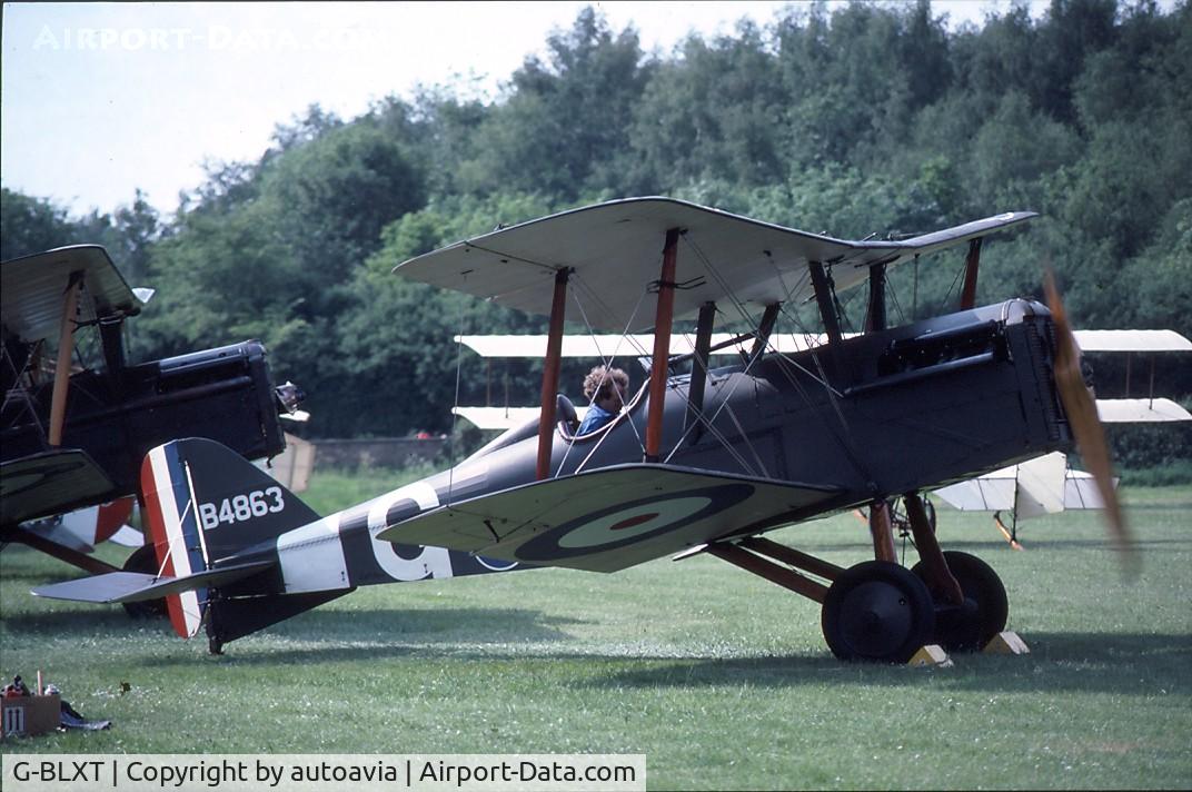 G-BLXT, 1919 Royal Aircraft Factory SE-5A Replica C/N AS-22-296, Old Warden May 1987
