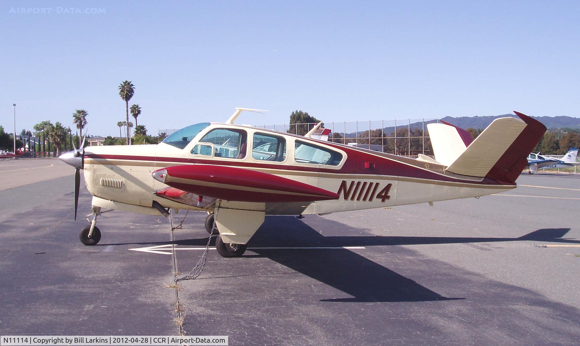 N11114, 1968 Beech V35A Bonanza C/N D-8901, In for the Beech Pilots Proficiency Program.