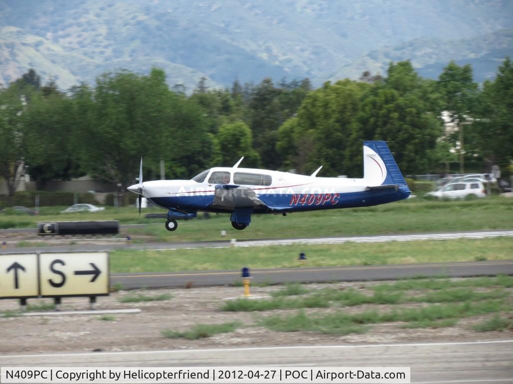 N409PC, 2007 Mooney M20R Ovation C/N 29-0488, Almost down by taxiway Cocco