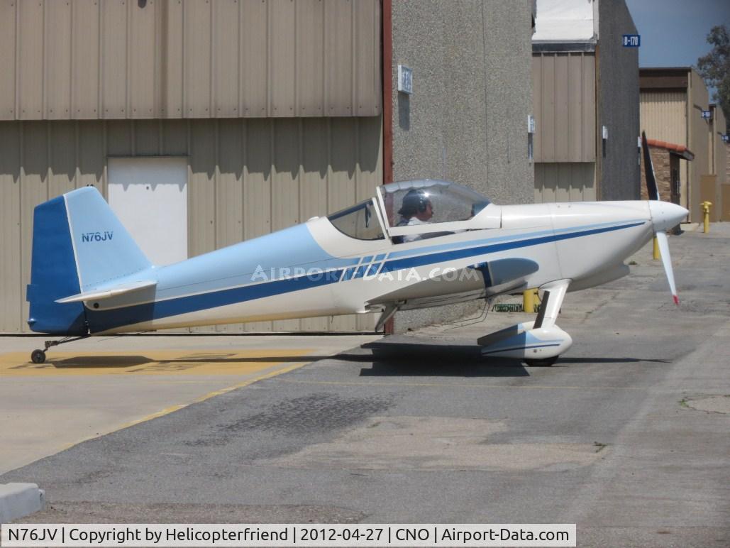 N76JV, 1992 Vans RV-6 C/N 21071, Taxiing from the hanger