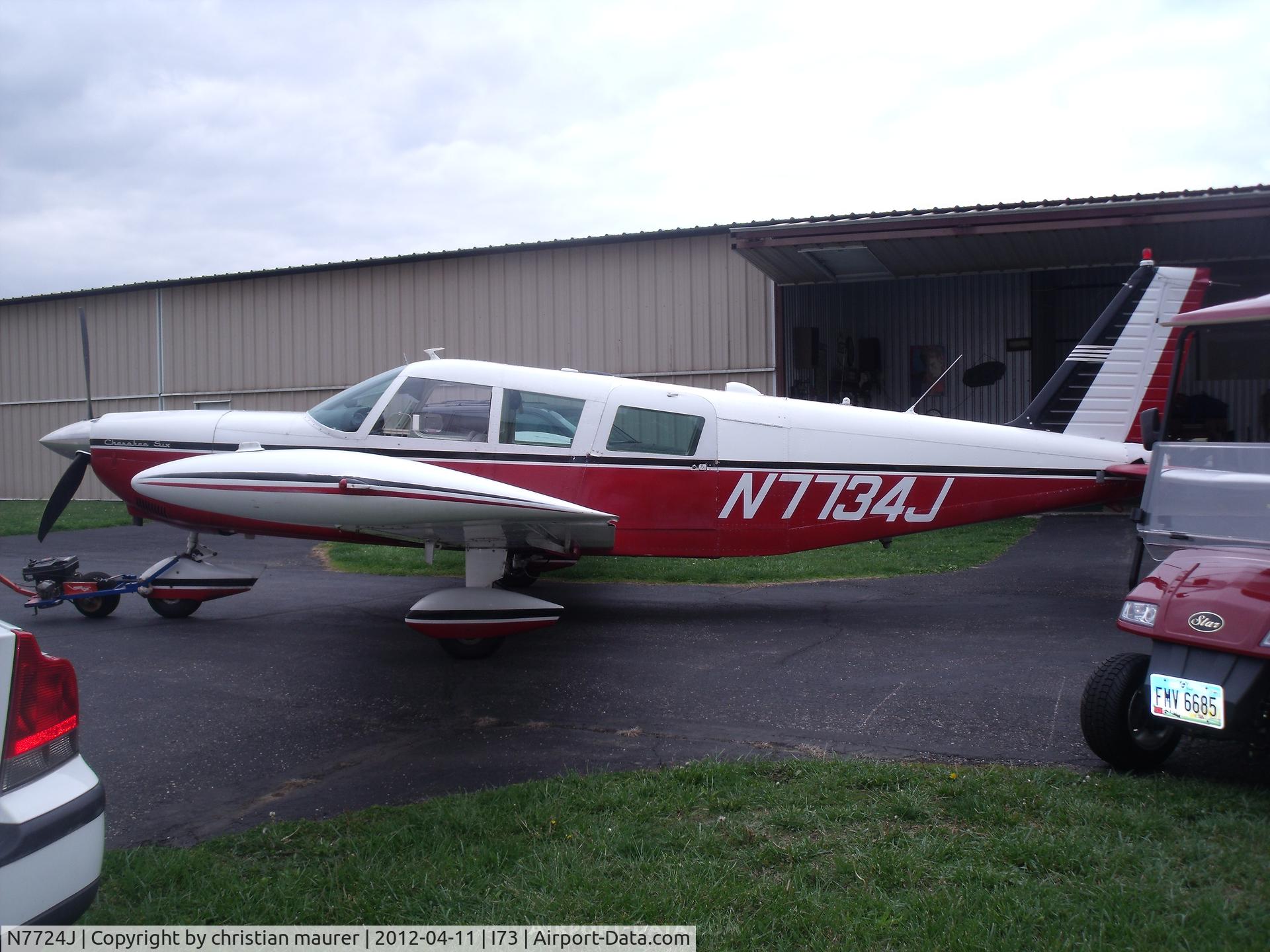 N7724J, 1969 Piper PA-32-260 Cherokee Six C/N 32-1126, piper cherokee 6