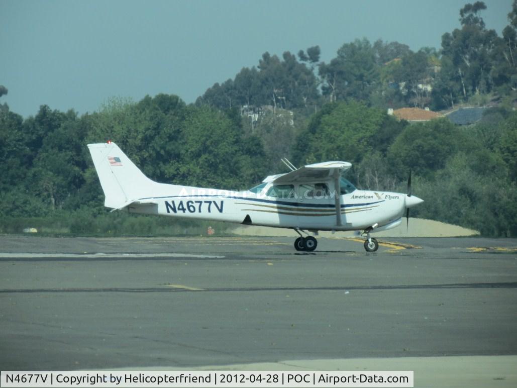 N4677V, 1980 Cessna 172RG Cutlass RG C/N 172RG0224, Taxiing out of transient parking