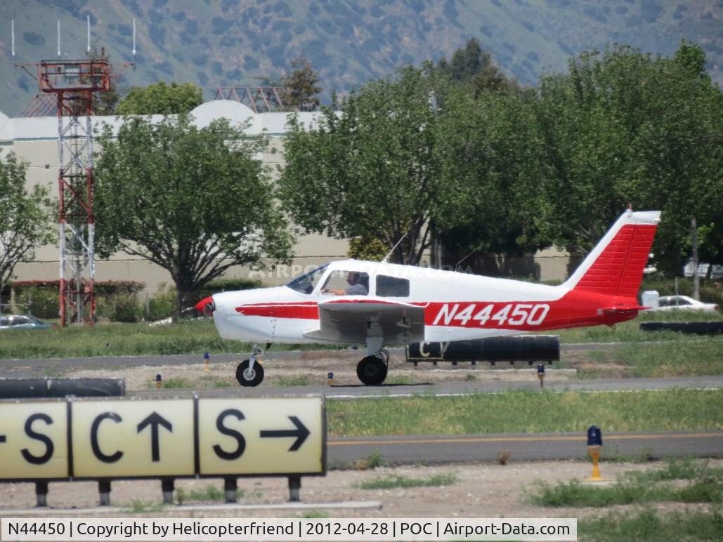 N44450, 1974 Piper PA-28-140 Cherokee Cruiser C/N 28-7425412, On take off roll on 26L