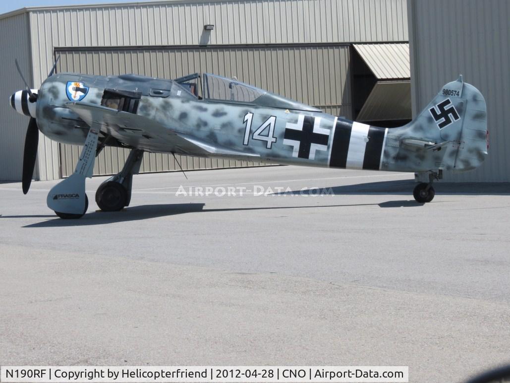 N190RF, Focke-Wulf Fw-190A-9 C/N 980 574, Getting ready for the Air Show