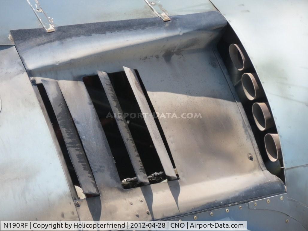 N190RF, Focke-Wulf Fw-190A-9 C/N 980 574, Exhaust pipes for BMW 801 D-2 radial engine