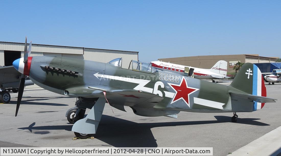 N130AM, 1995 Yakovlev Yak-3U C/N 170101, getting ready for Air Show