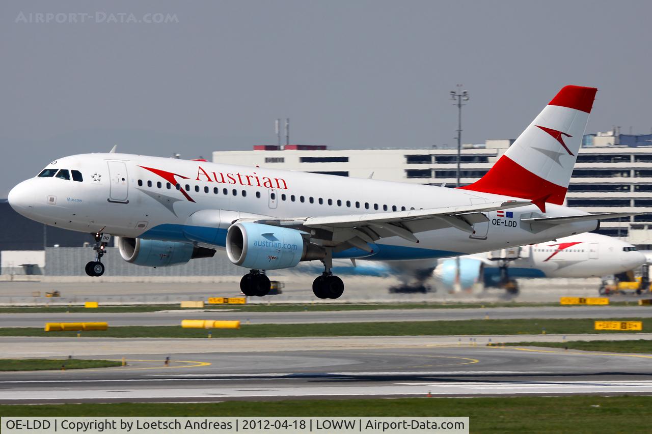 OE-LDD, 2005 Airbus A319-112 C/N 2416, OS302 Copenhagen Kastrup (CPH) to Vienna Schwechat (VIE)named 