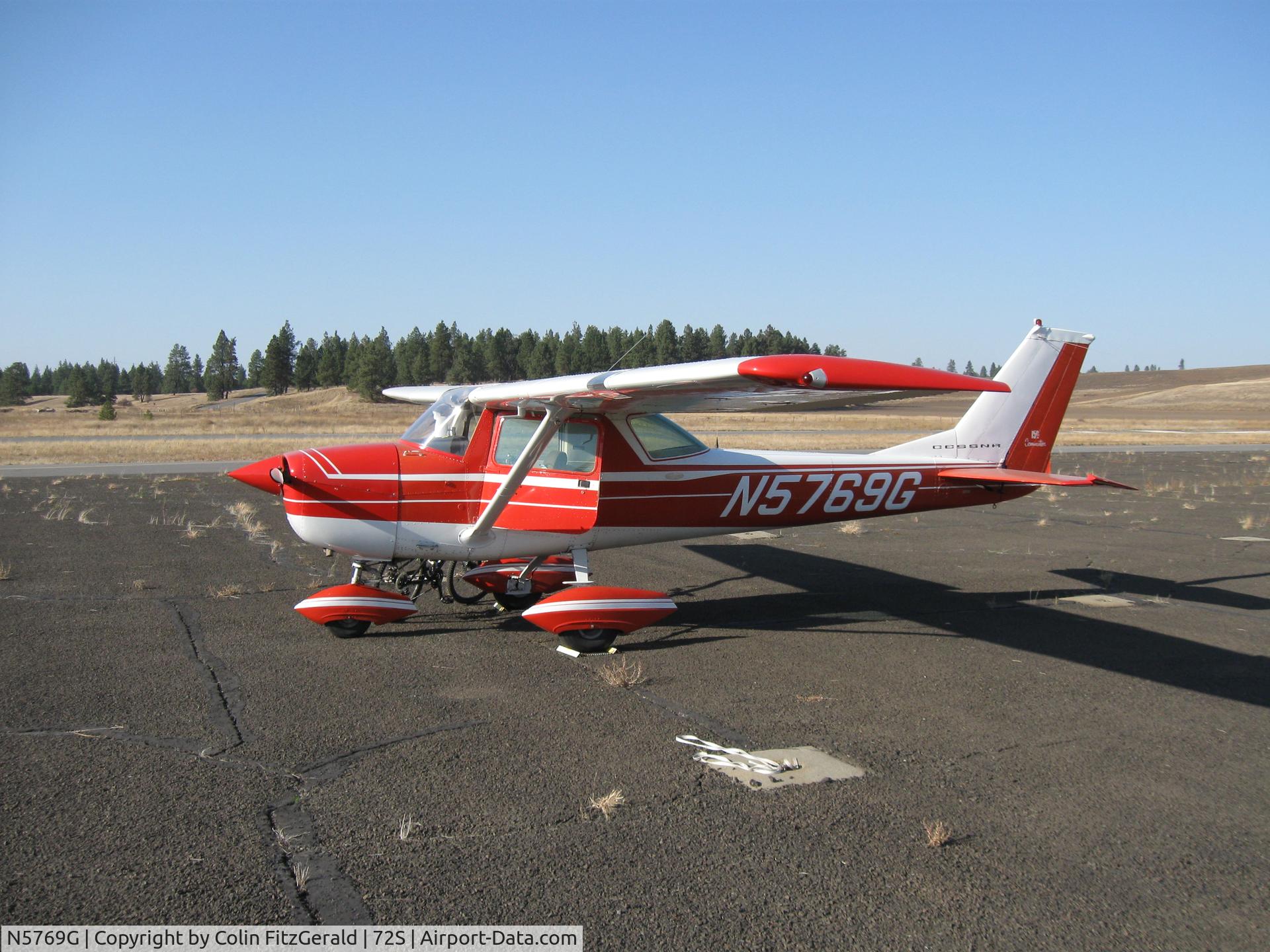 N5769G, 1969 Cessna 150K C/N 15071269, Cessna 150k at Rosalia Airfield, Washington.