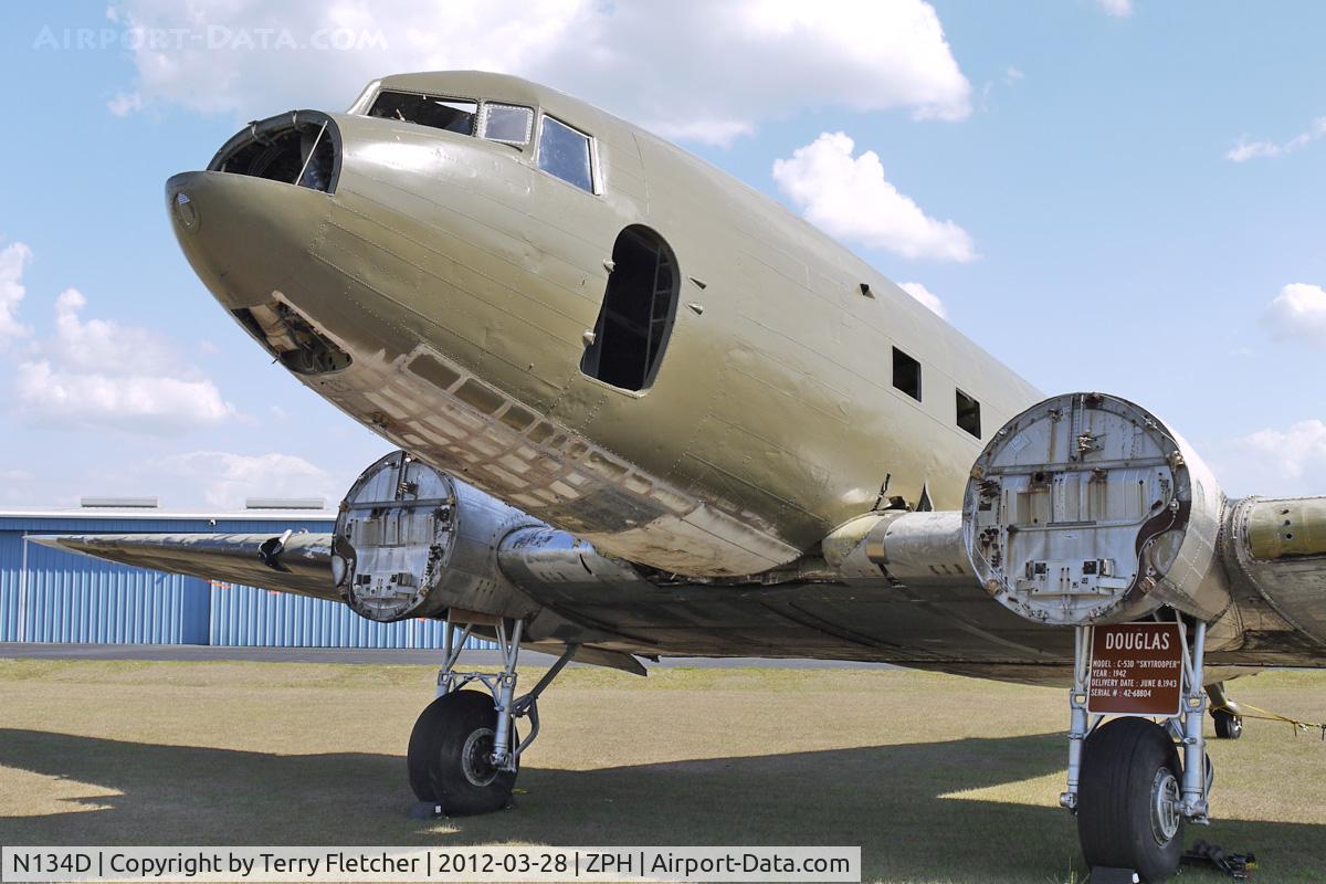 N134D, 1942 Douglas DC-3 C/N 11731, Project to restore the former USAF 42-68804 DC3 - that also operated for American and Ozark Airlines