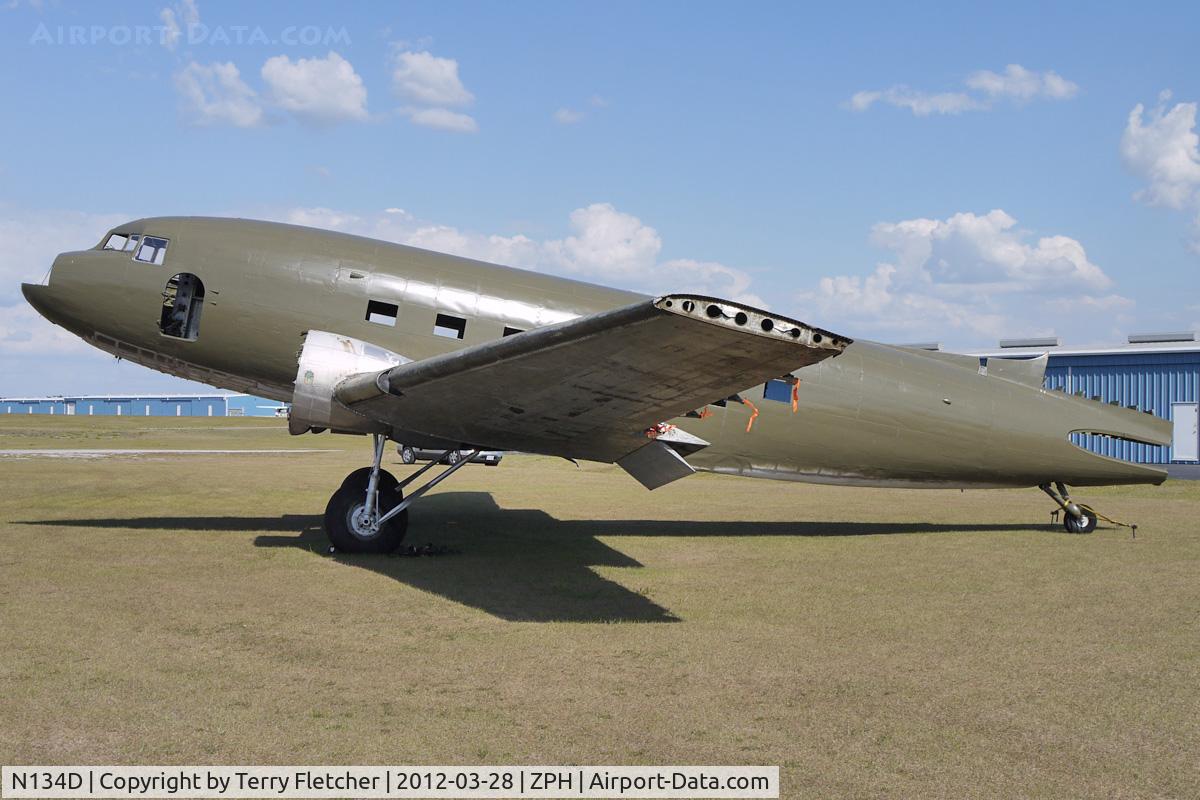 N134D, 1942 Douglas DC-3 C/N 11731, Project to restore the former USAF 42-68804 DC3 - that also operated for American and Ozark Airlines