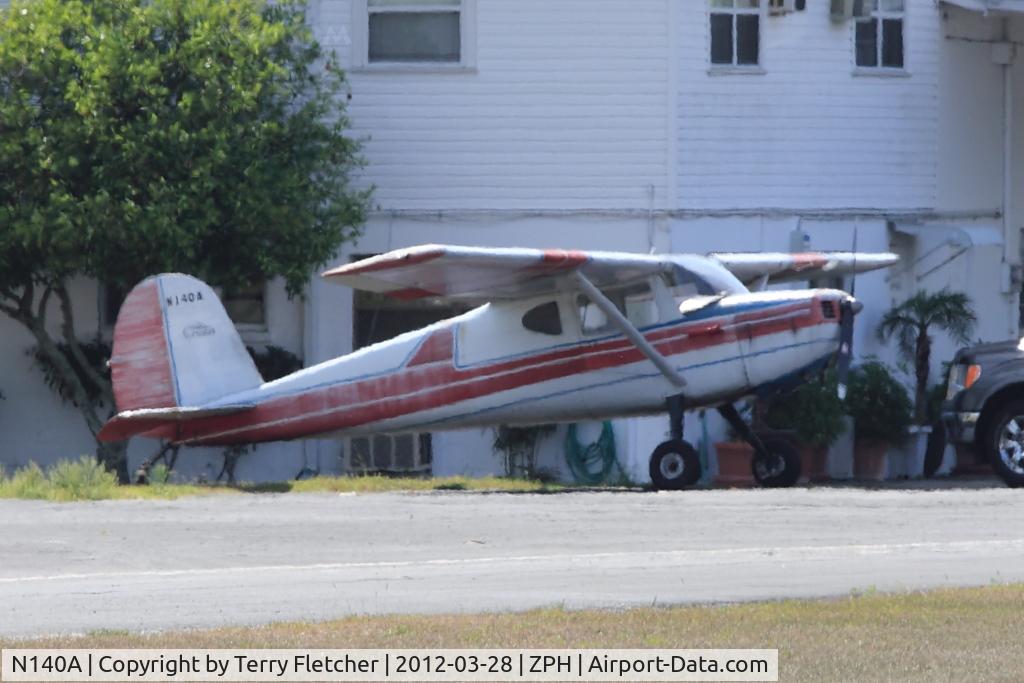 N140A, 1951 Cessna 140A C/N 15701, 1951 Cessna 140A, c/n: 15701 - through the heat haze at Zephyrhills FL