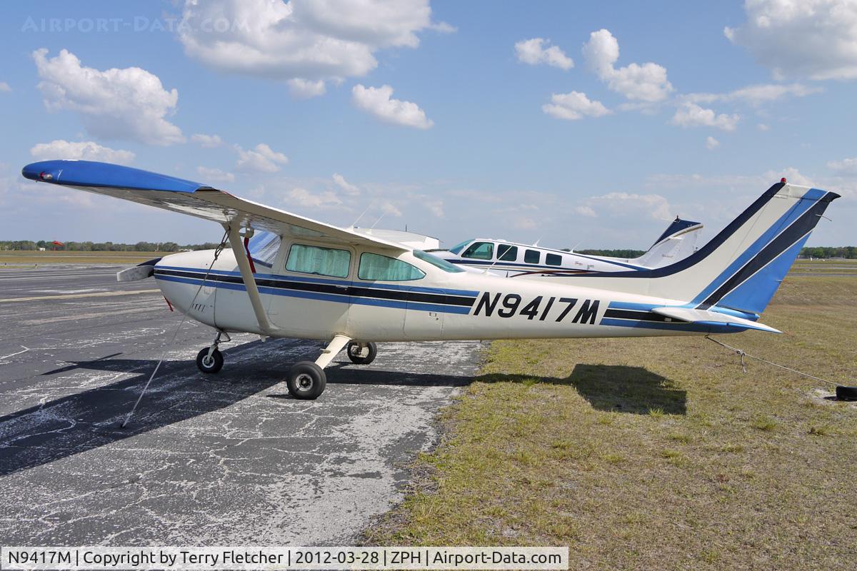 N9417M, 1976 Cessna 182P Skylane C/N 18264747, At Zephyrhills Municipal Airport, Florida