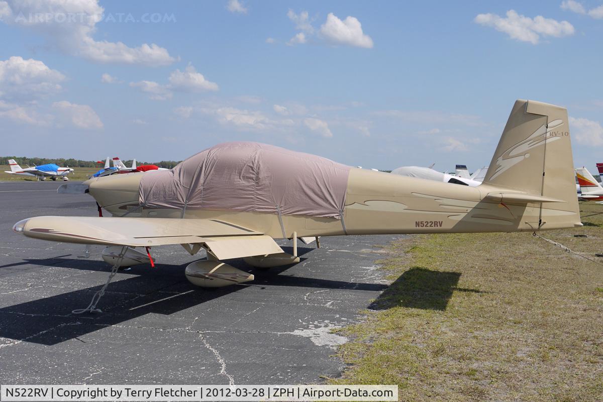 N522RV, 2005 Vans RV-10 C/N 40243, At Zephyrhills Municipal Airport, Florida