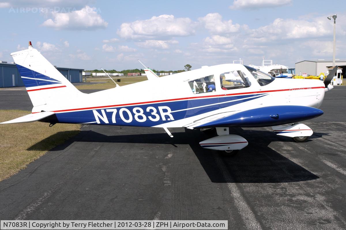 N7083R, 1966 Piper PA-28-140 C/N 28-21785, At Zephyrhills Municipal Airport, Florida
