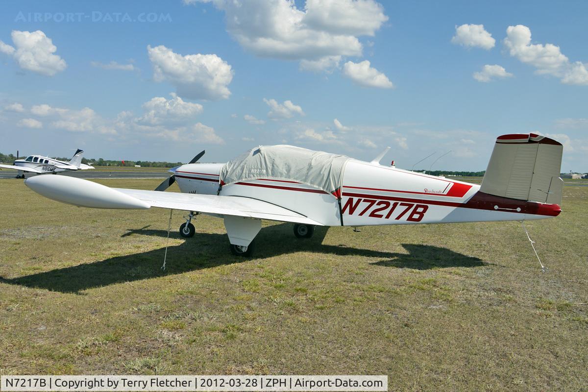 N7217B, 1958 Beech J35 Bonanza C/N D-5546, At Zephyrhills Municipal Airport, Florida