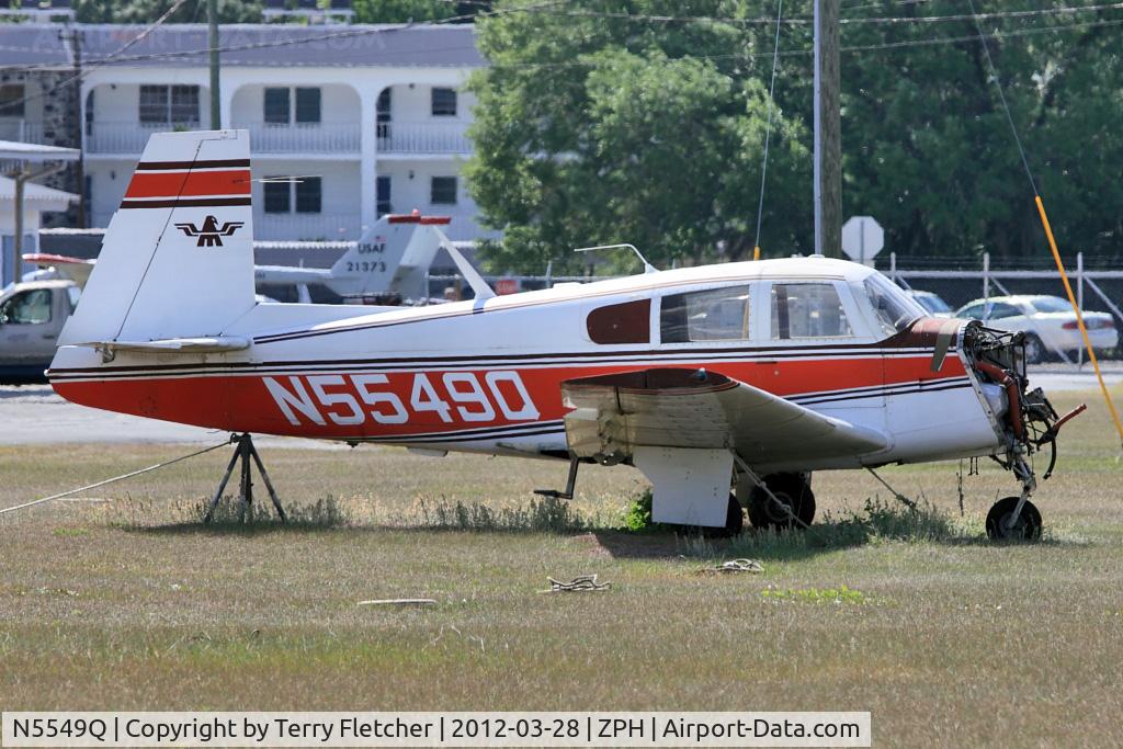N5549Q, 1965 Mooney M20C Ranger C/N 2963, At Zephyrhills Municipal Airport, Florida