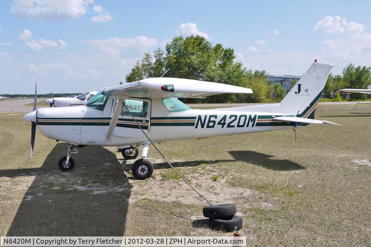N6420M, 1980 Cessna 152 C/N 15284719, At Zephyrhills Municipal Airport, Florida