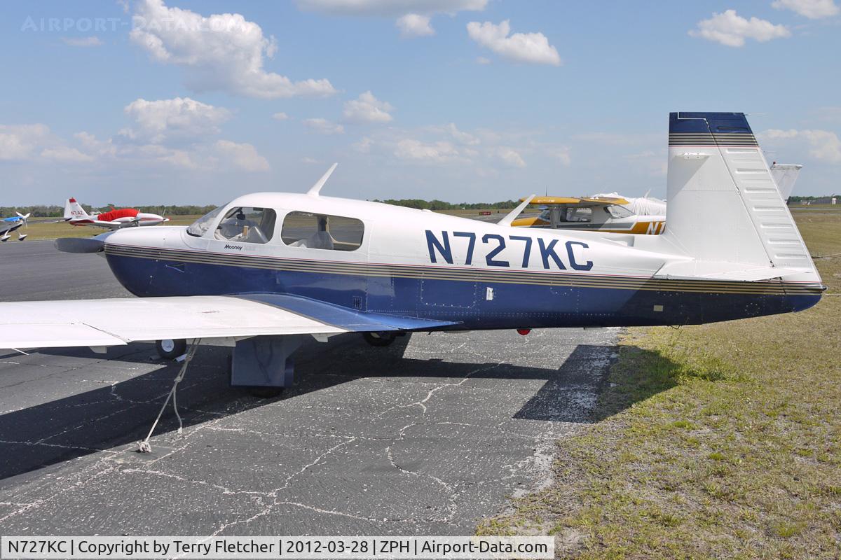 N727KC, 1961 Mooney M20J 201 C/N 24-3350, At Zephyrhills Municipal Airport, Florida