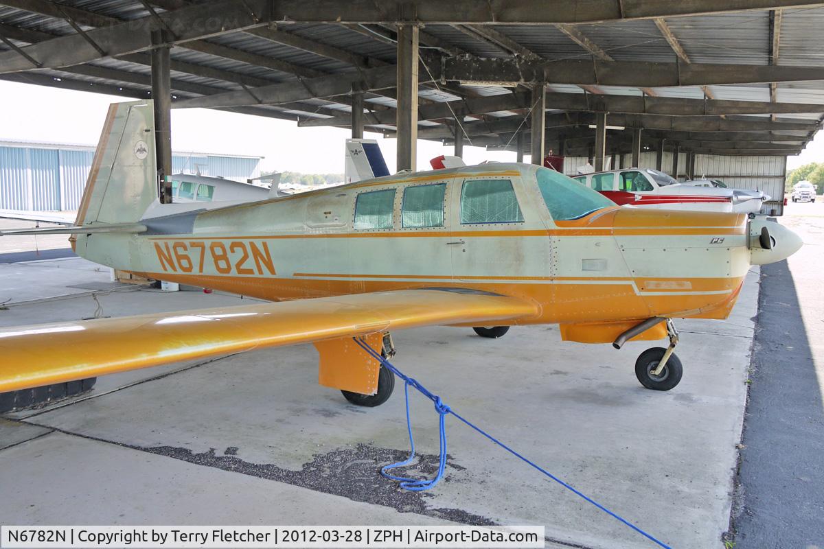 N6782N, 1968 Mooney M-20G Statesman C/N 680094, At Zephyrhills Municipal Airport, Florida