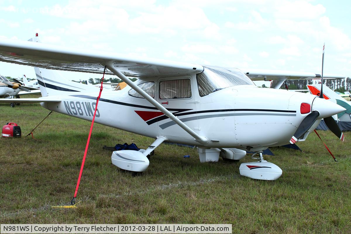N981WS, 1998 Cessna 182S Skylane C/N 18280328, At 2012 Sun N Fun