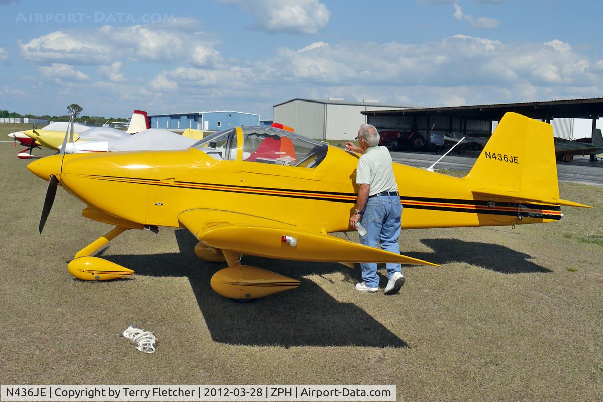 N436JE, 2004 Vans RV-6A C/N 25121, At Zephyrhills Municipal Airport, Florida