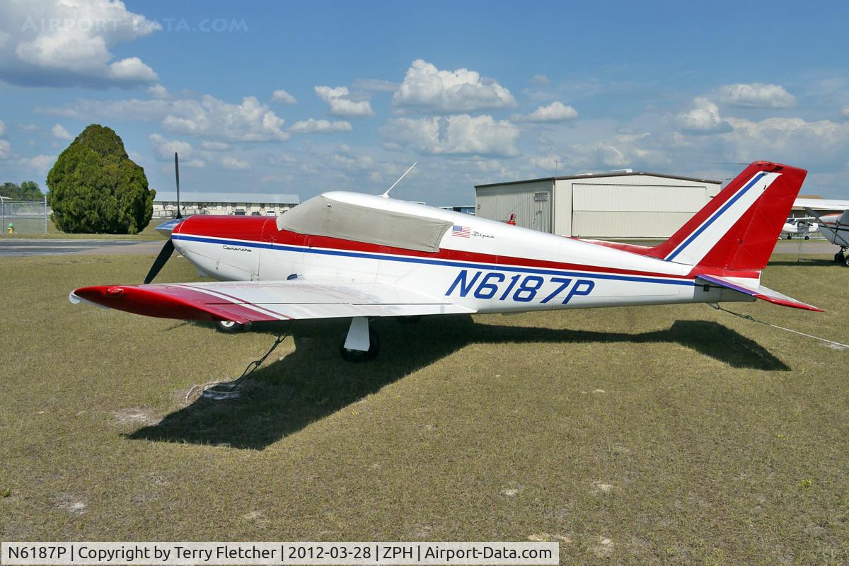N6187P, 1959 Piper PA-24-250 Comanche C/N 24-1289, At Zephyrhills Municipal Airport, Florida
