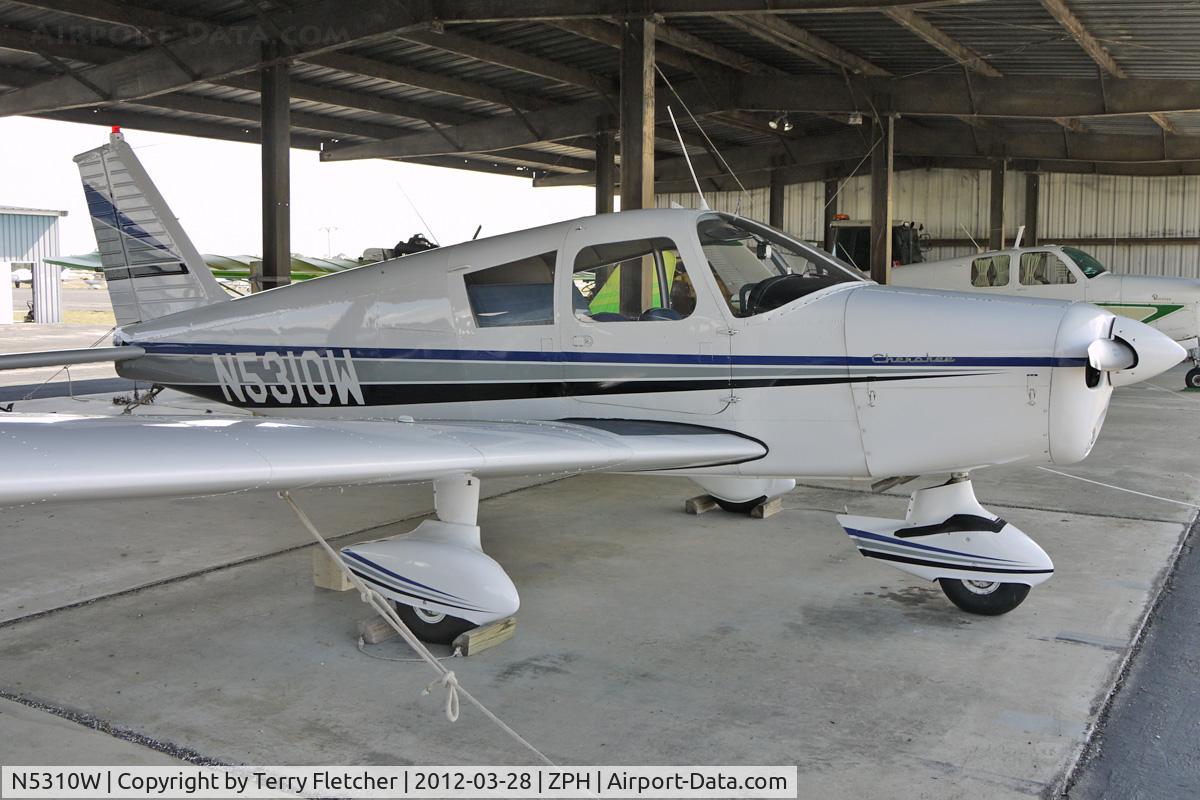 N5310W, 1962 Piper PA-28 C/N 28-364, At Zephyrhills Municipal Airport, Florida