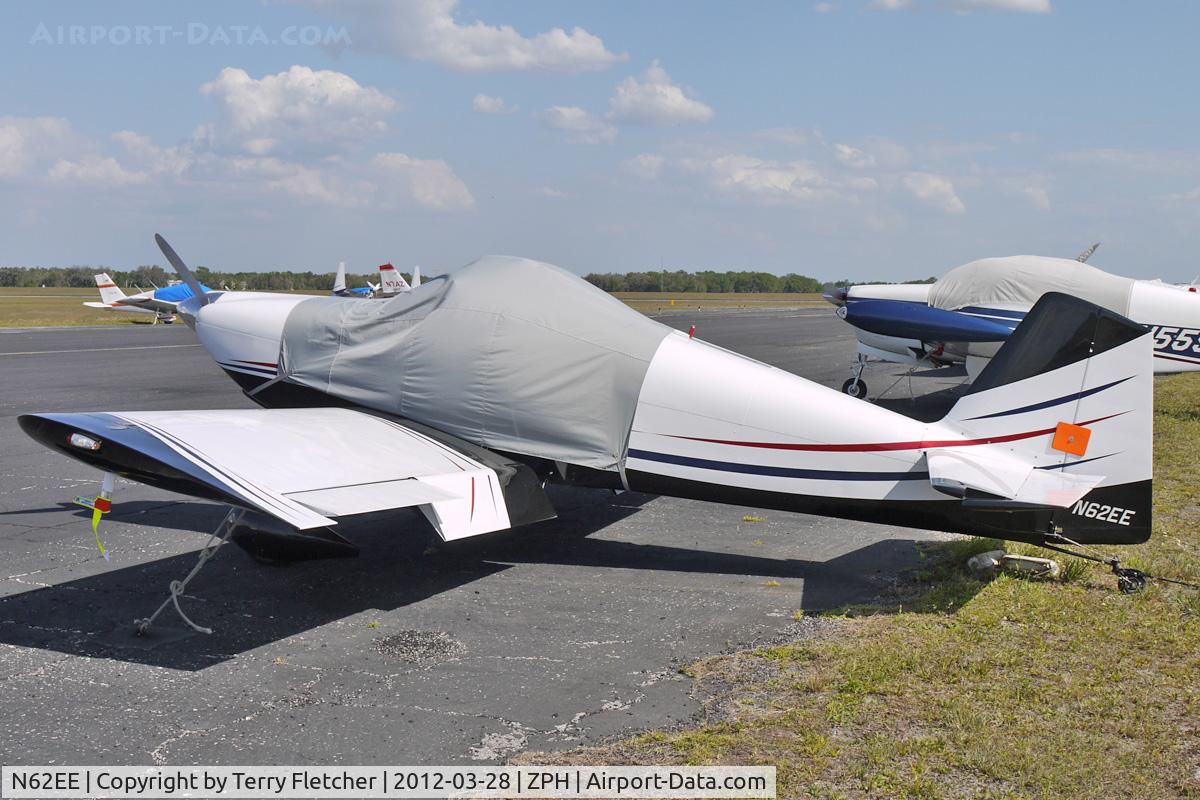 N62EE, Vans RV-6 C/N 21691, At Zephyrhills Municipal Airport, Florida