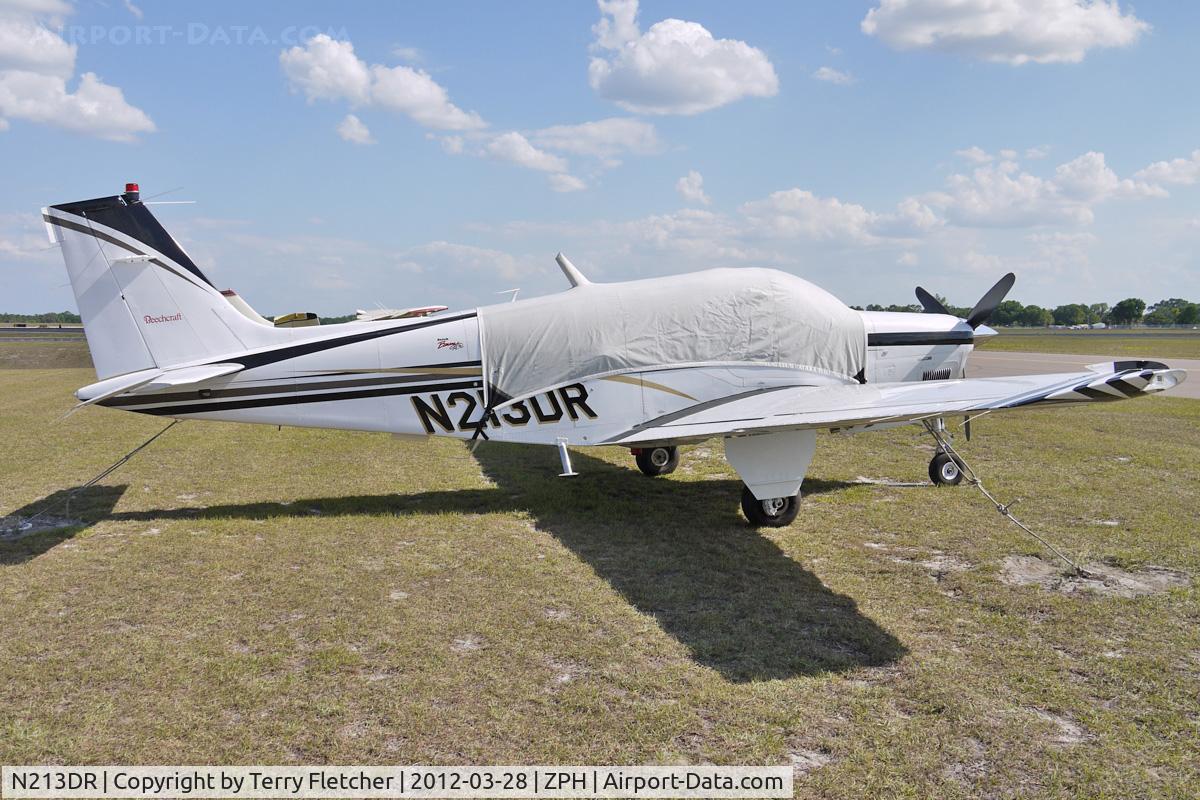 N213DR, 1999 Raytheon Aircraft Company A36 Bonanza C/N E-3247, At Zephyrhills Municipal Airport, Florida